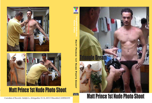 Matt Prince 1st Nude Photo Shoot Home DVD