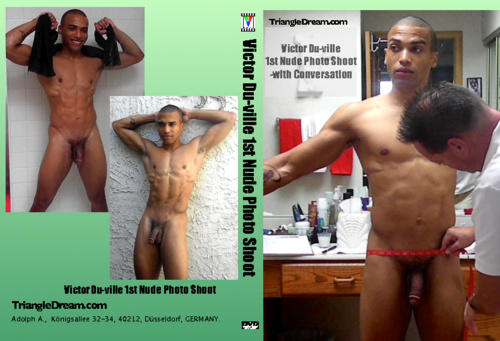 Victor Du-ville 1st Nude Photo Shoot- with Conversation Home DVD